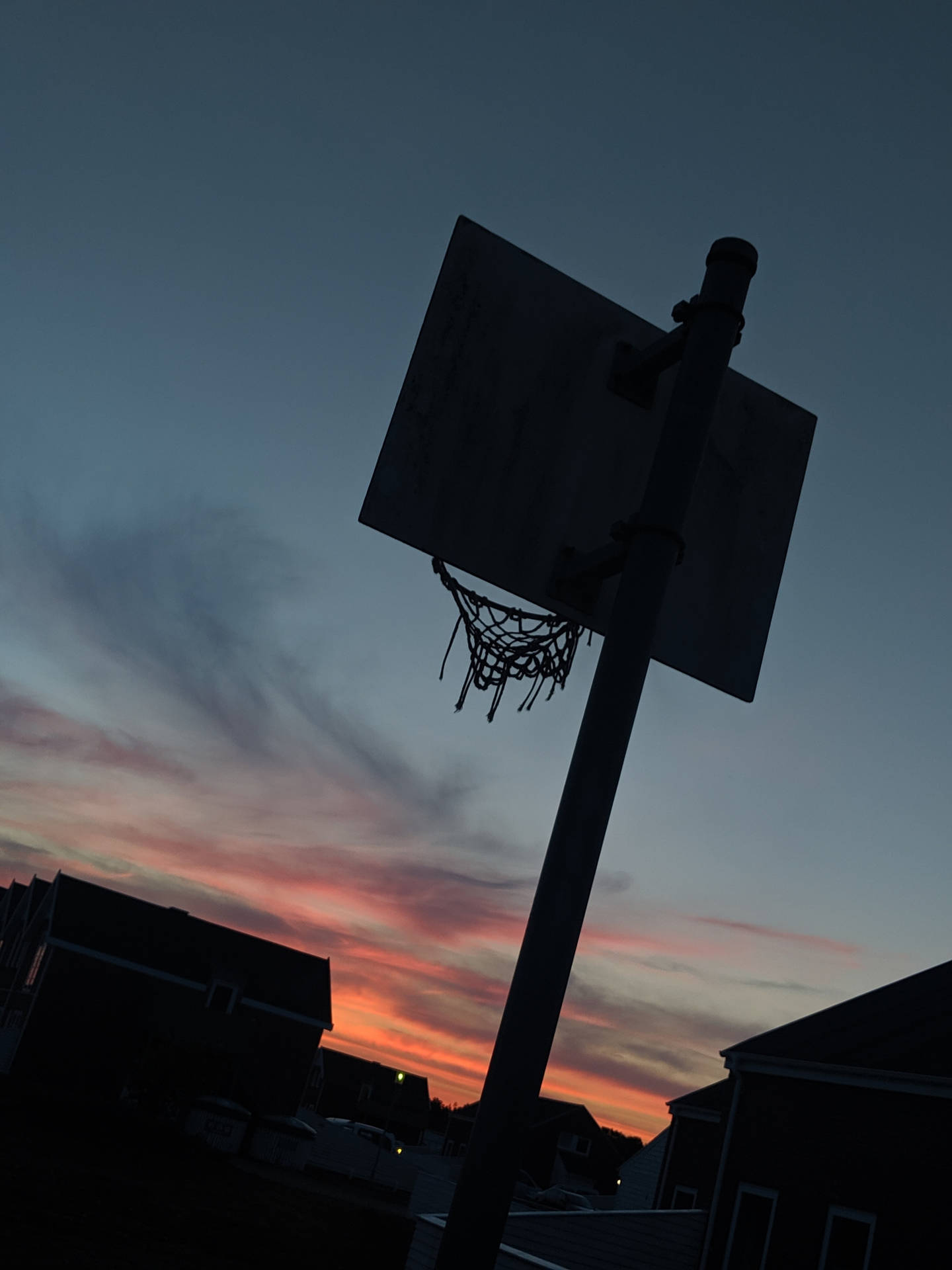 Cool Basketball Silhouette Wallpaper