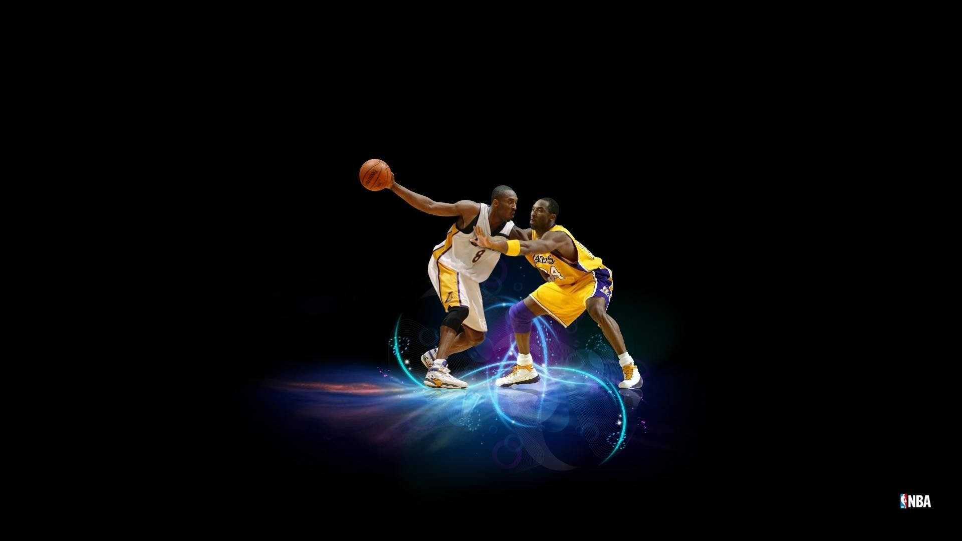 Cool Basketballspillere Minimalistisk Wallpaper