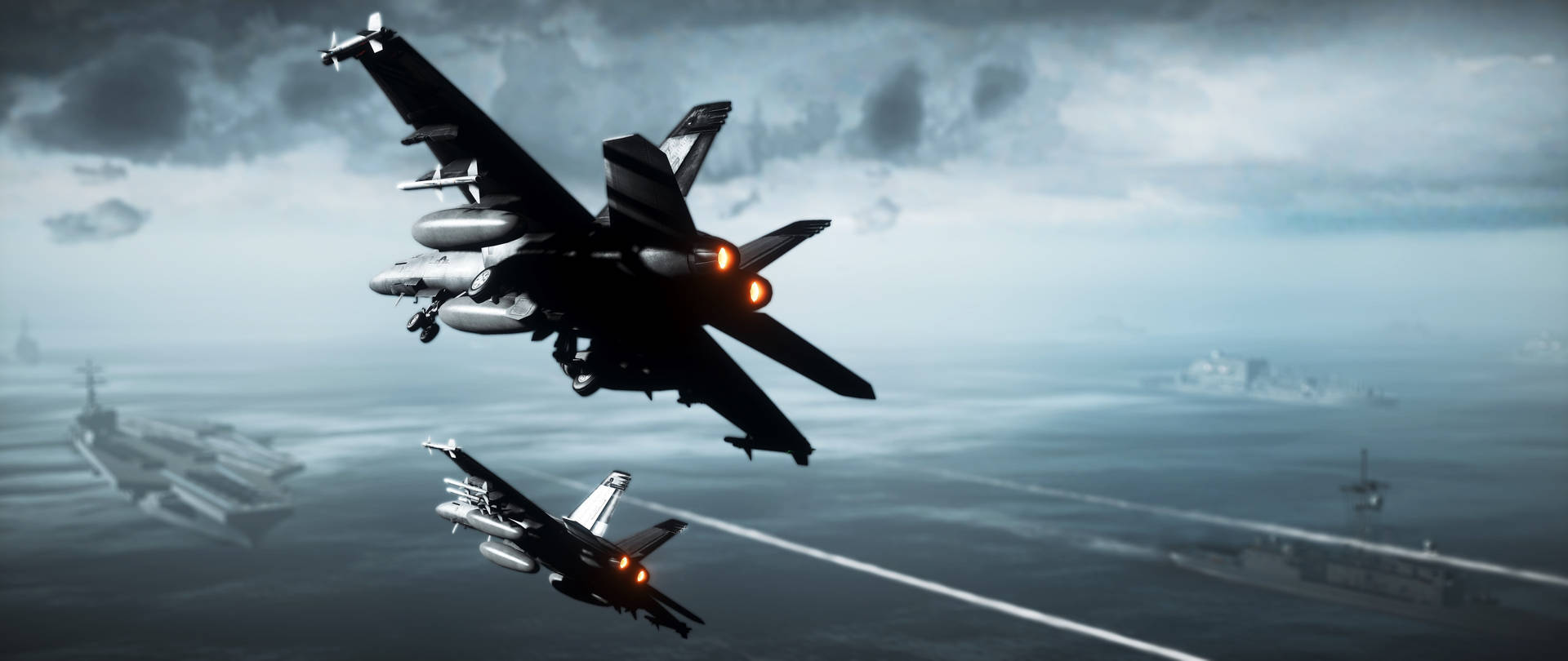 Cool Battlefield 3 Flying Fighter Jets Wallpaper