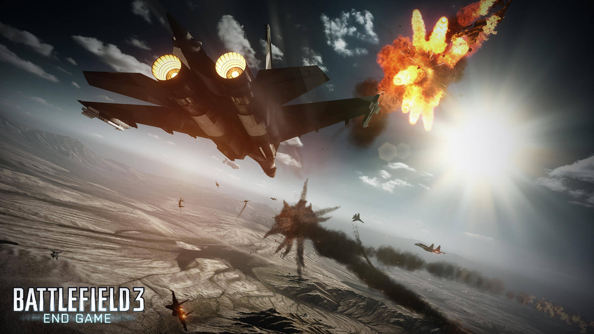 Feel the War Action with Cool Battlefield 3 Wallpaper