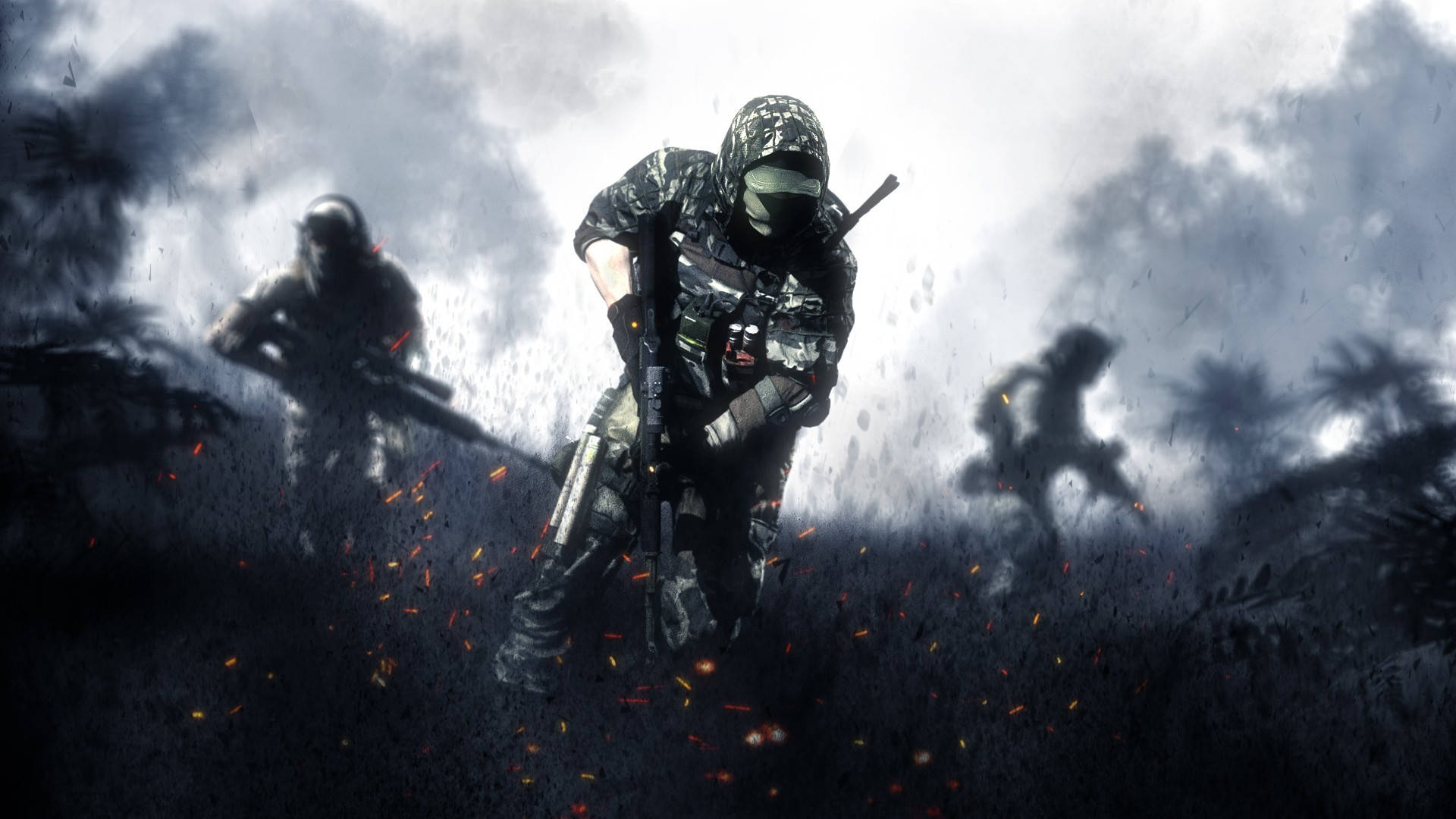 Preparatiall'azione Ad Alta Velocità Con Gli Sfondi Fantastici Di Battlefield 3 Sfondo