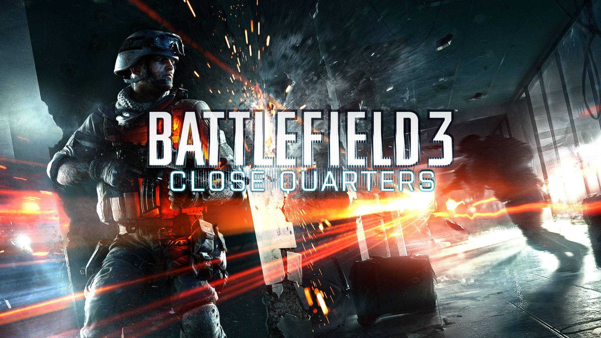 Kølig Battlefield 3 Close Quarters Video Game Expansion Wallpaper Wallpaper