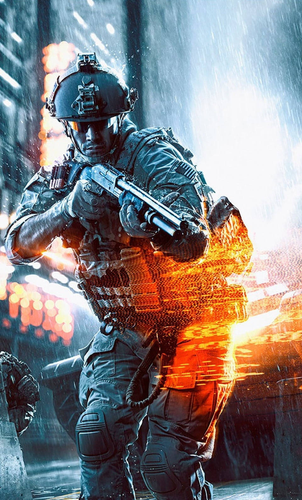 Battlefield 4 Bf4 Coldat rain hd wallpaper