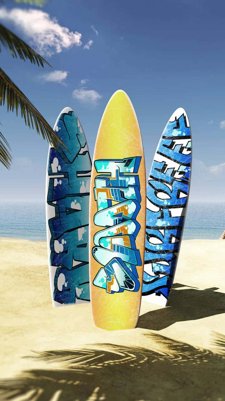 Cool Beach Surfboards Picture