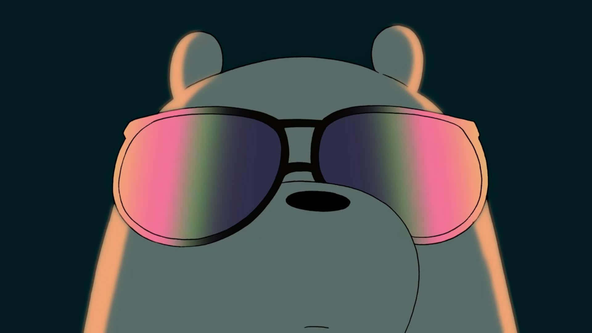 Cool Bear With Sunglasses Wallpaper