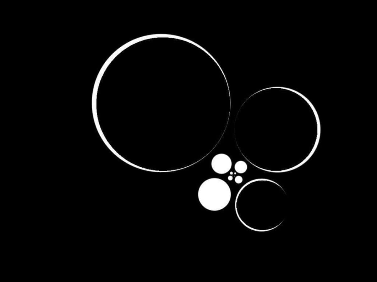 Cool Black And White Circles Picture