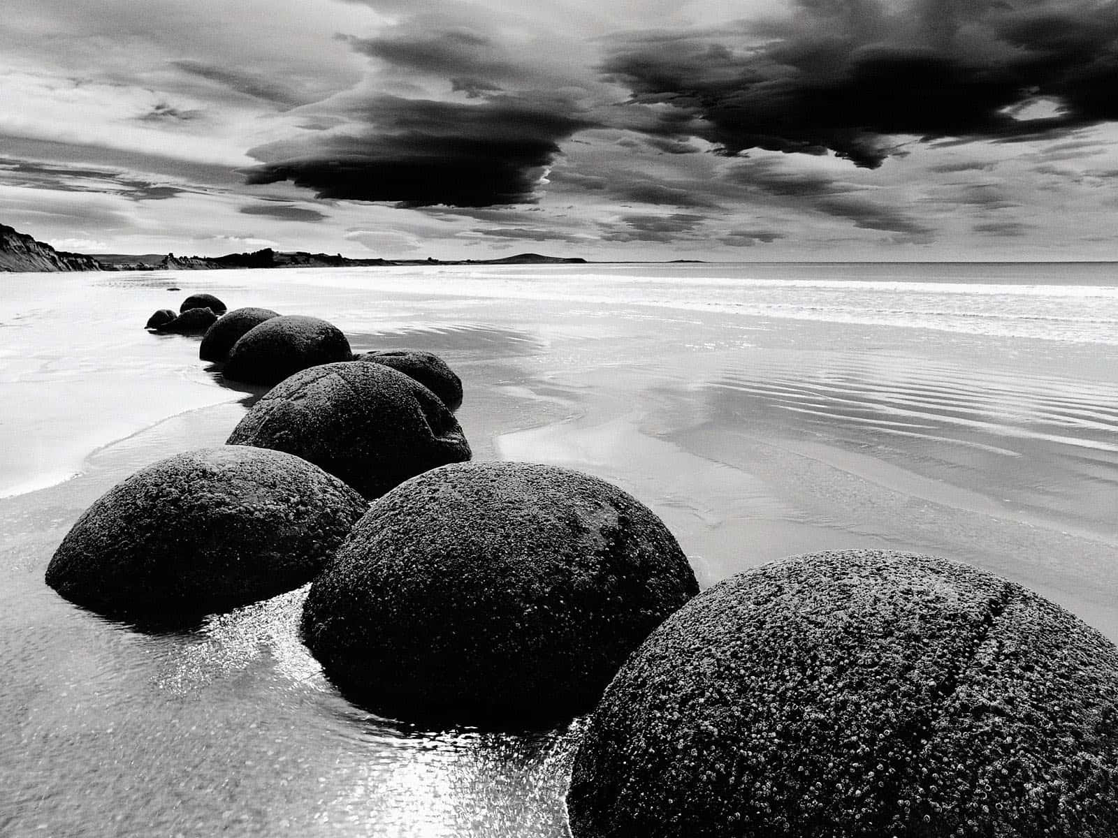 Cool Black And White Rocks Picture