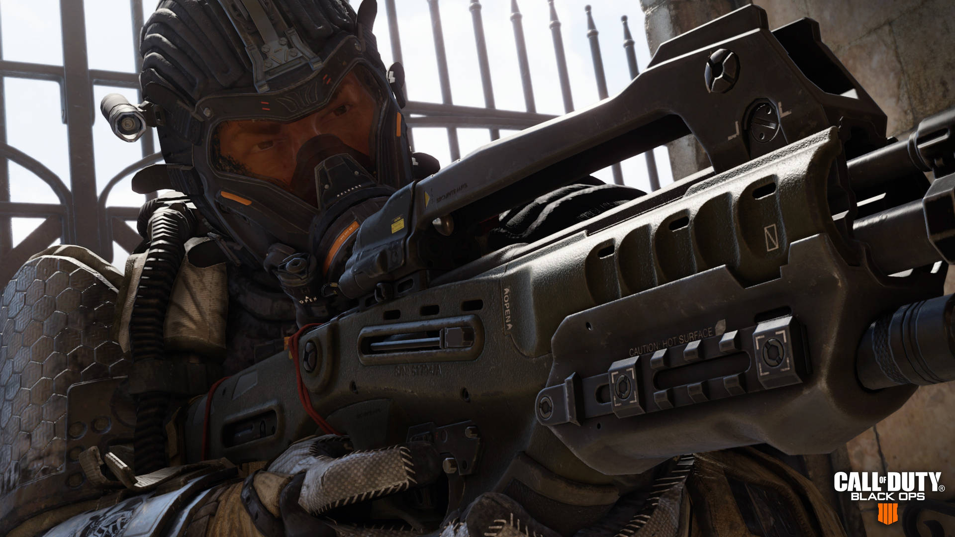 Cool Black Ops 4 Close-up Man Background