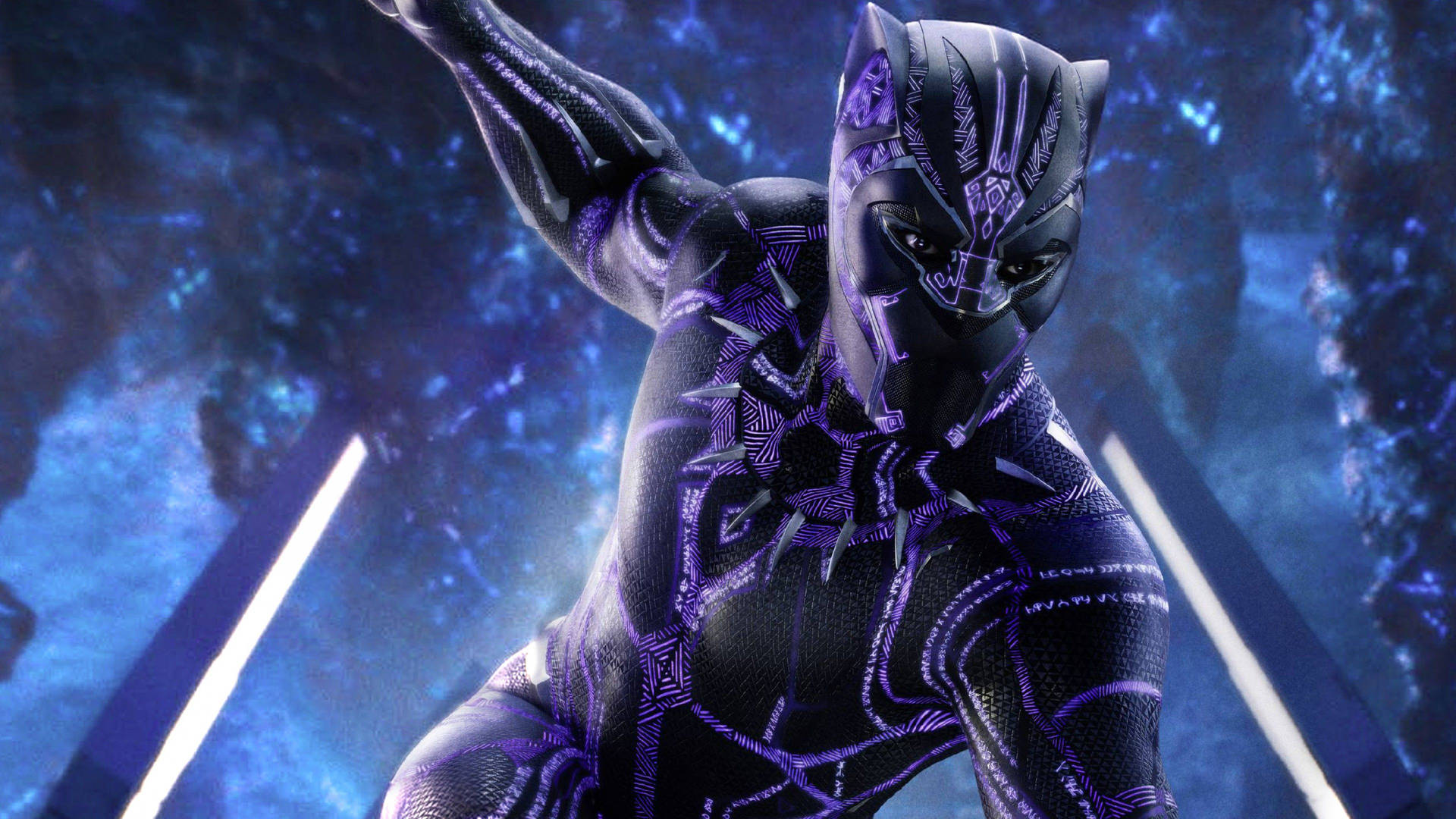 The Black Panther Ready to Protect and Serve Wallpaper