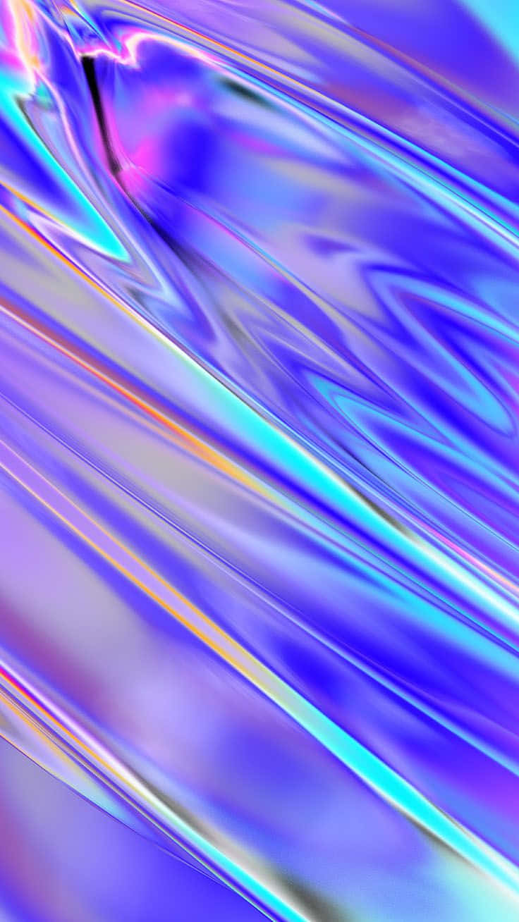 Cooleblaue Abstrakte Iphone-neon Wallpaper