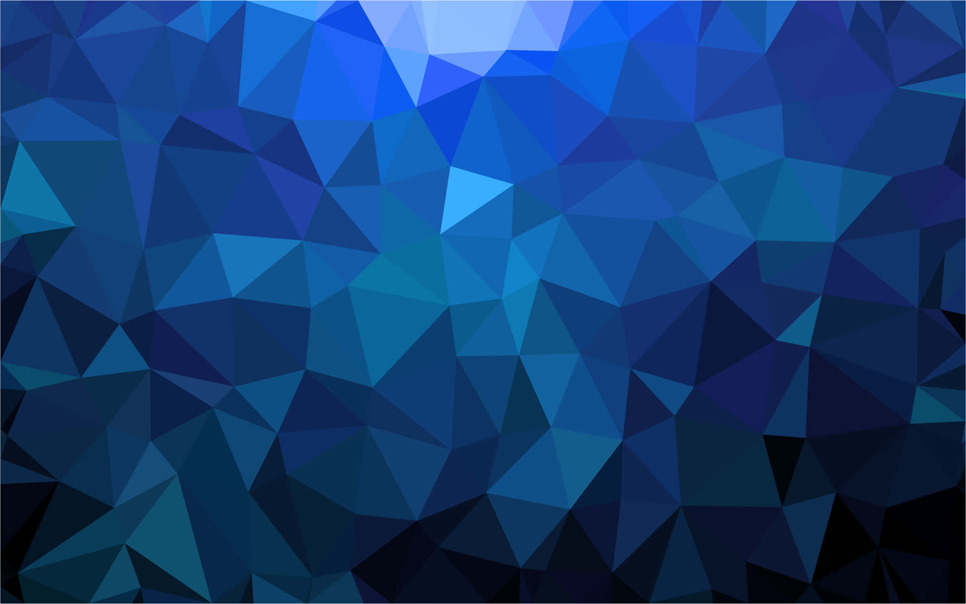 Blue Triangles Background Vector Illustration