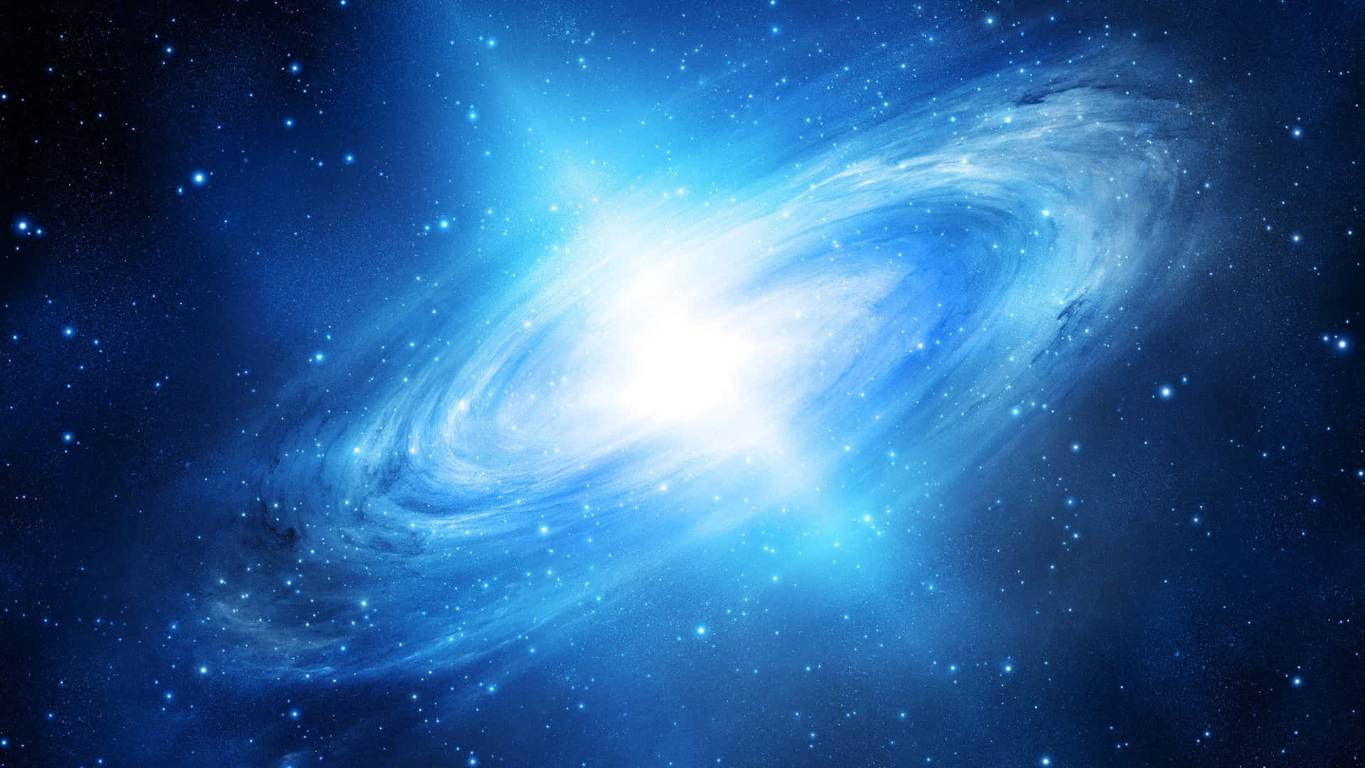 Viagemnas Profundezas Da Galáxia Azul Legal Papel de Parede