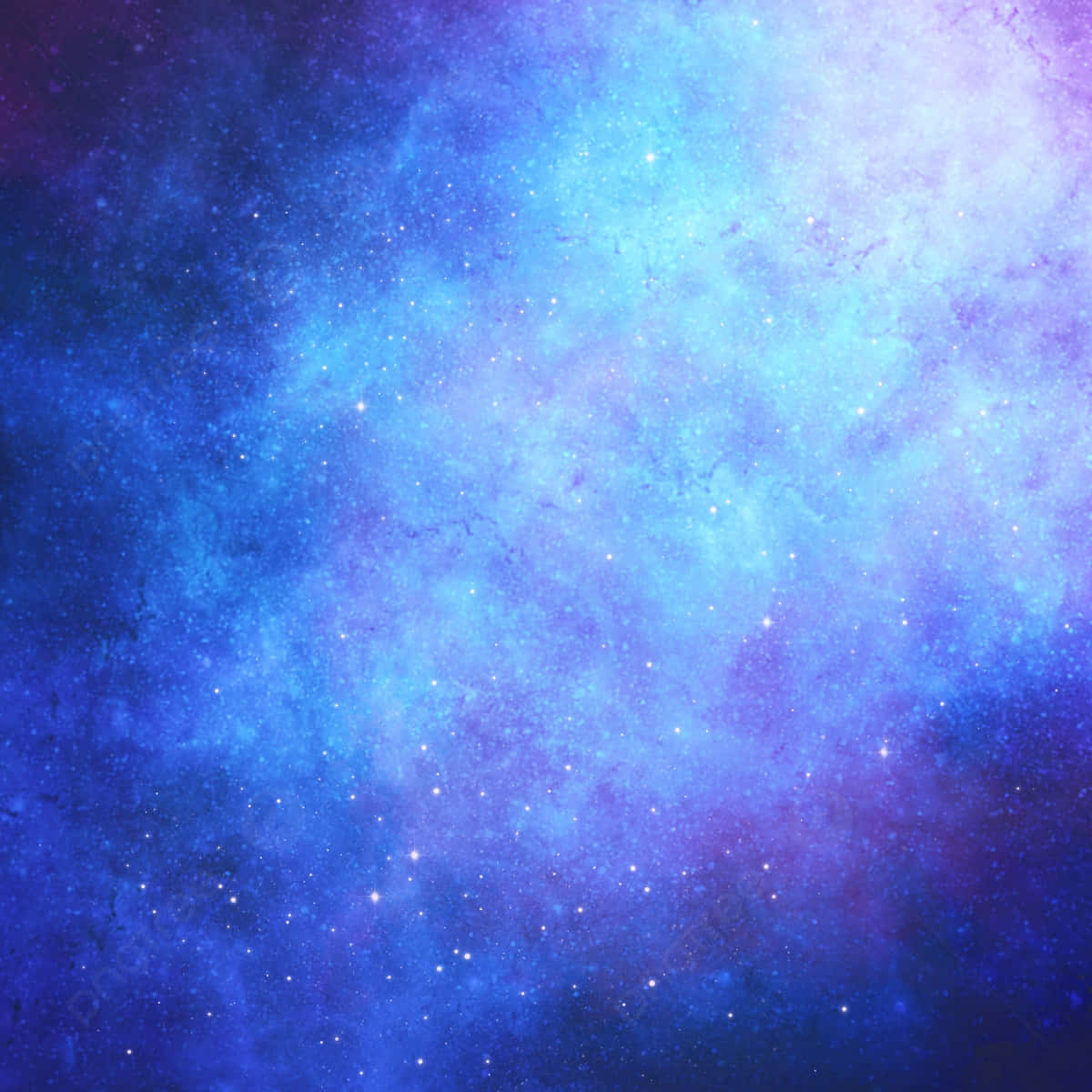 Udforsk Galaksen af Cool Blå Nuancer Wallpaper