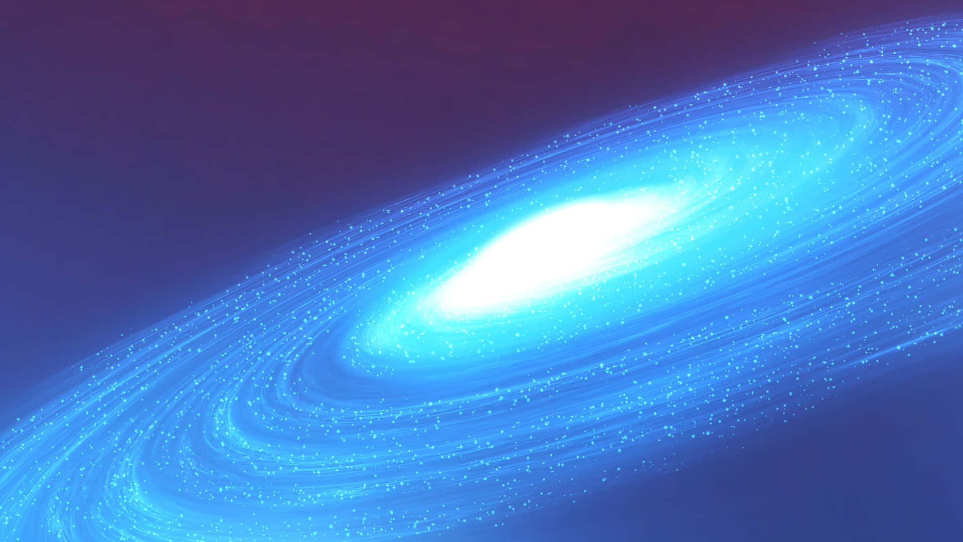 Esploral'infinito E Fresco Galassia Blu Sfondo