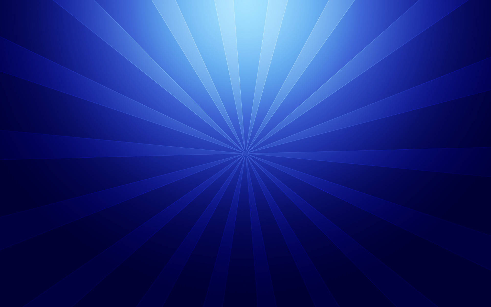 Cool Blue Sunburst Pattern Wallpaper