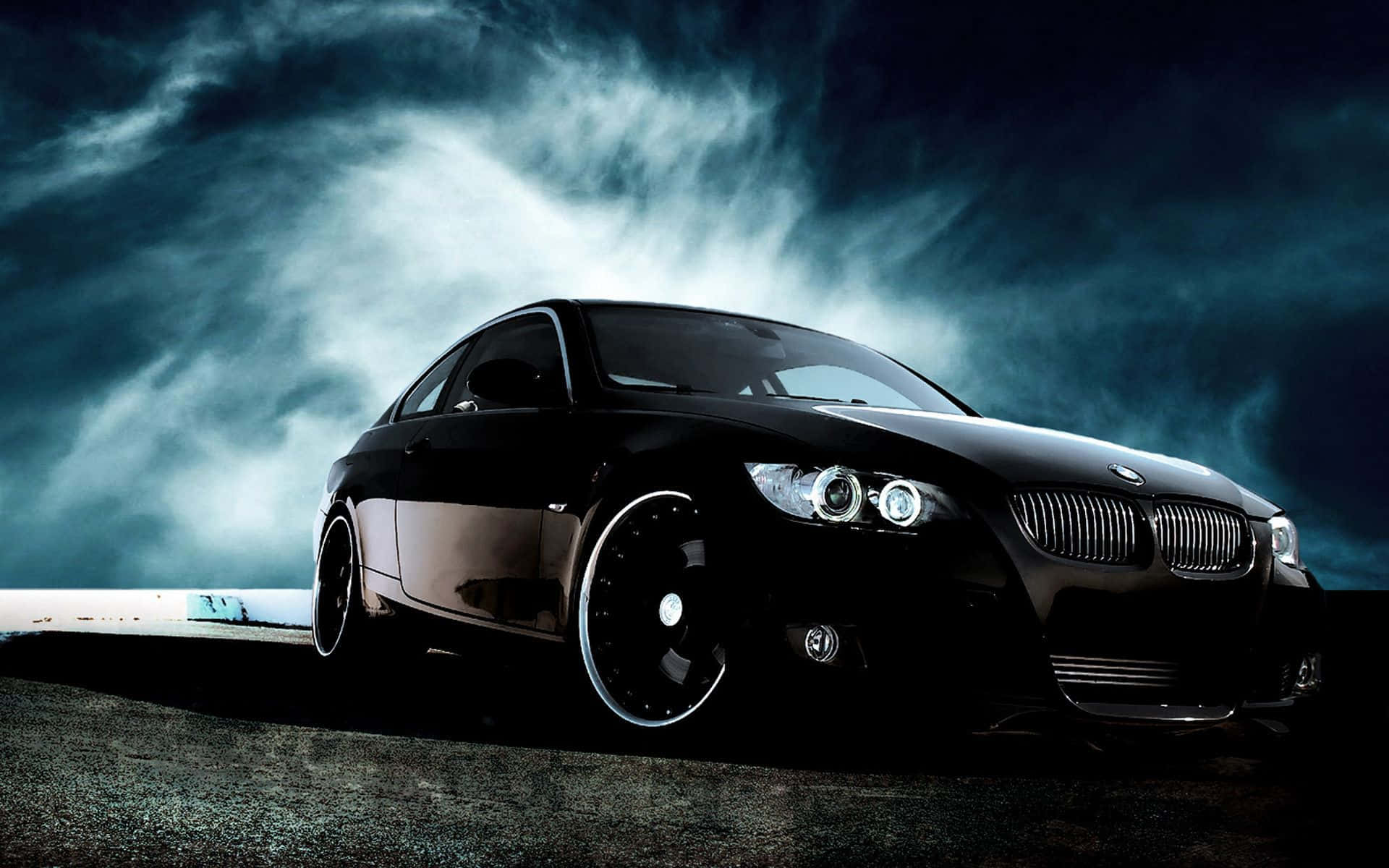 Shiny Black Cool BMW Wallpaper