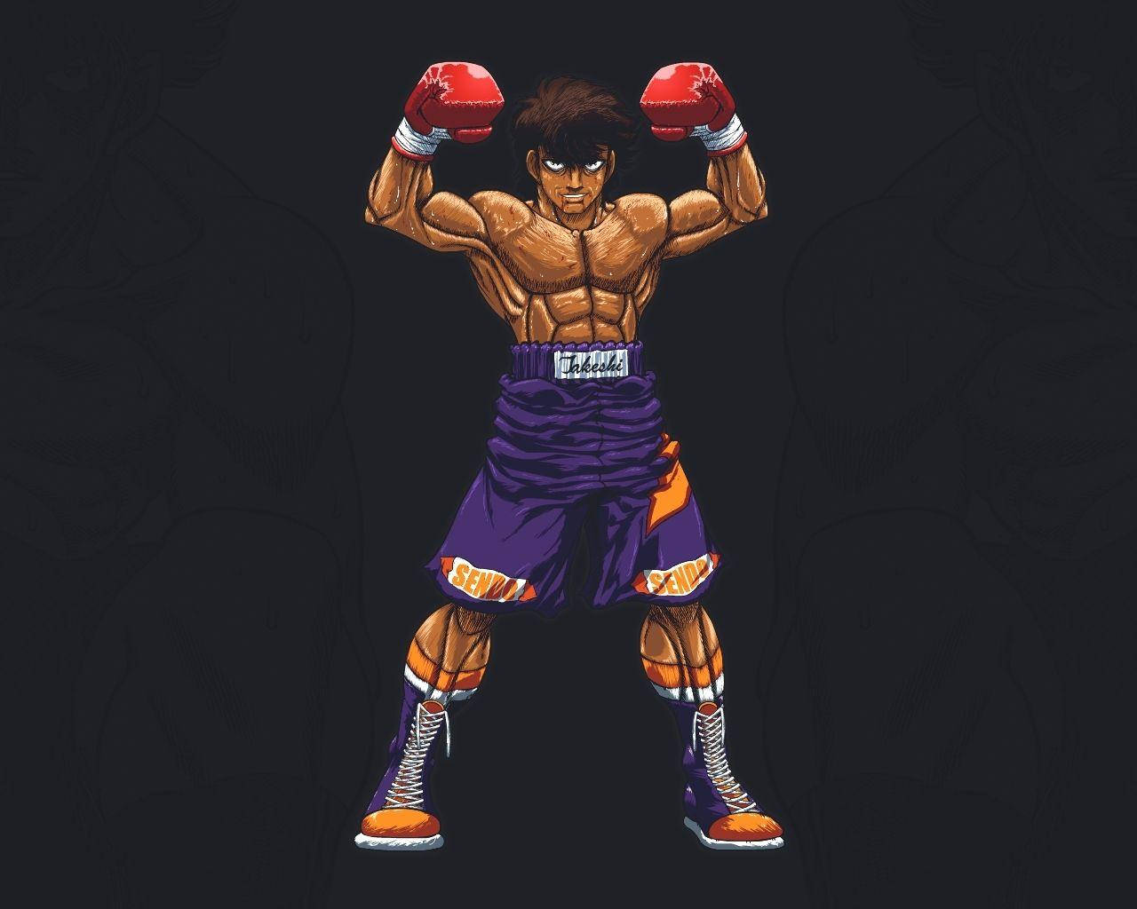 Cool Boxing Victory Pose Wallpaper