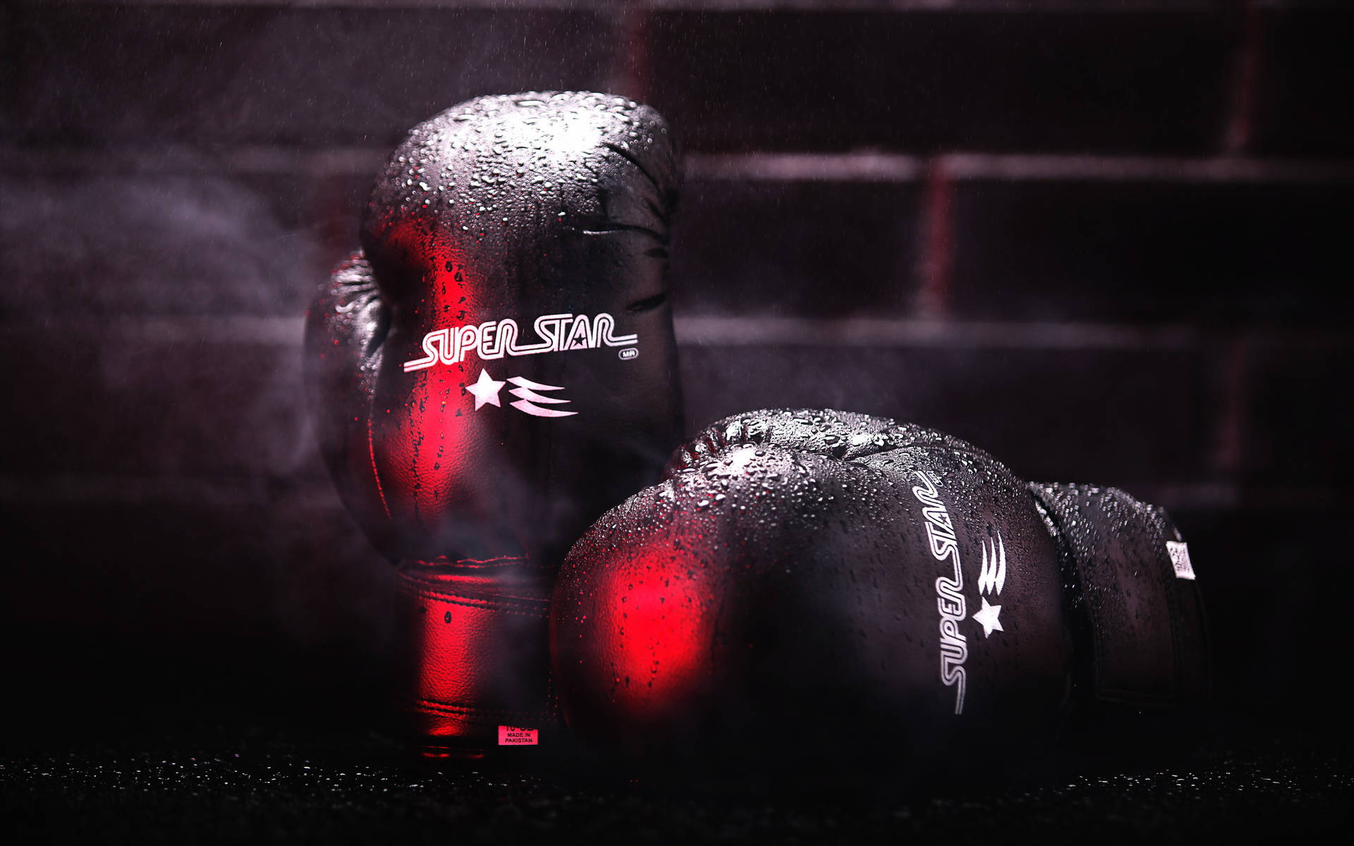 Superstar Cool Boxing Gloves Wallpaper