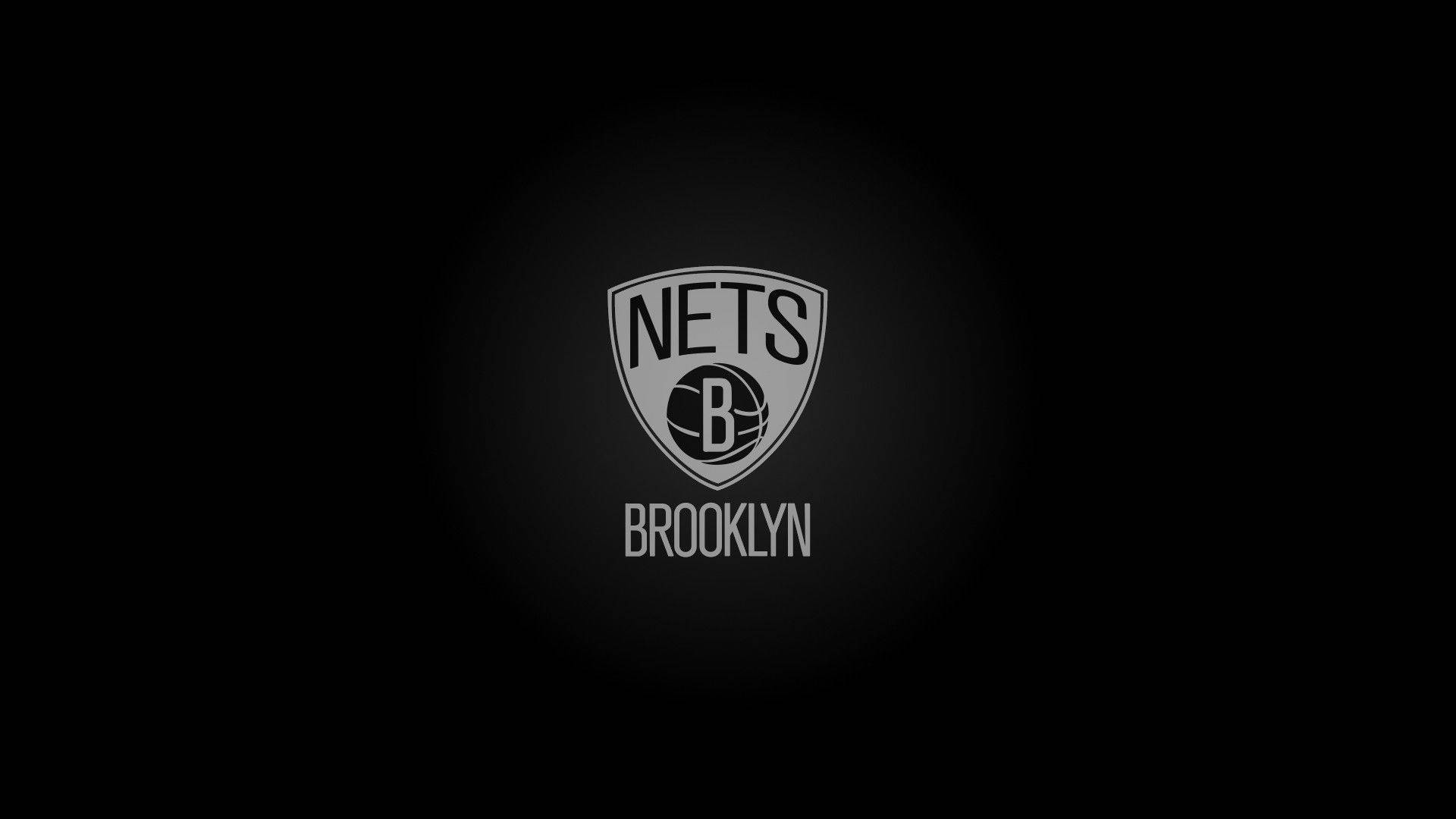 Sjovt Brooklyn Nets Logo Tapet. Wallpaper