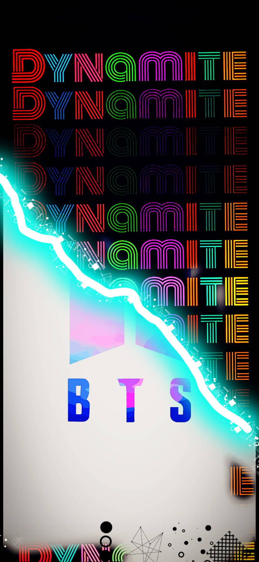 Cool Bts Dynamite Transition Effect Wallpaper