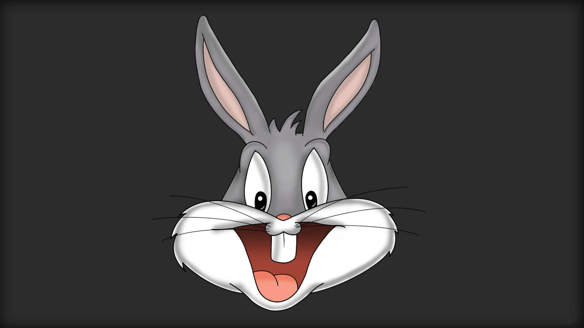 Divertidaimagen De Bugs Bunny Con Una Cabeza Genial. Fondo de pantalla