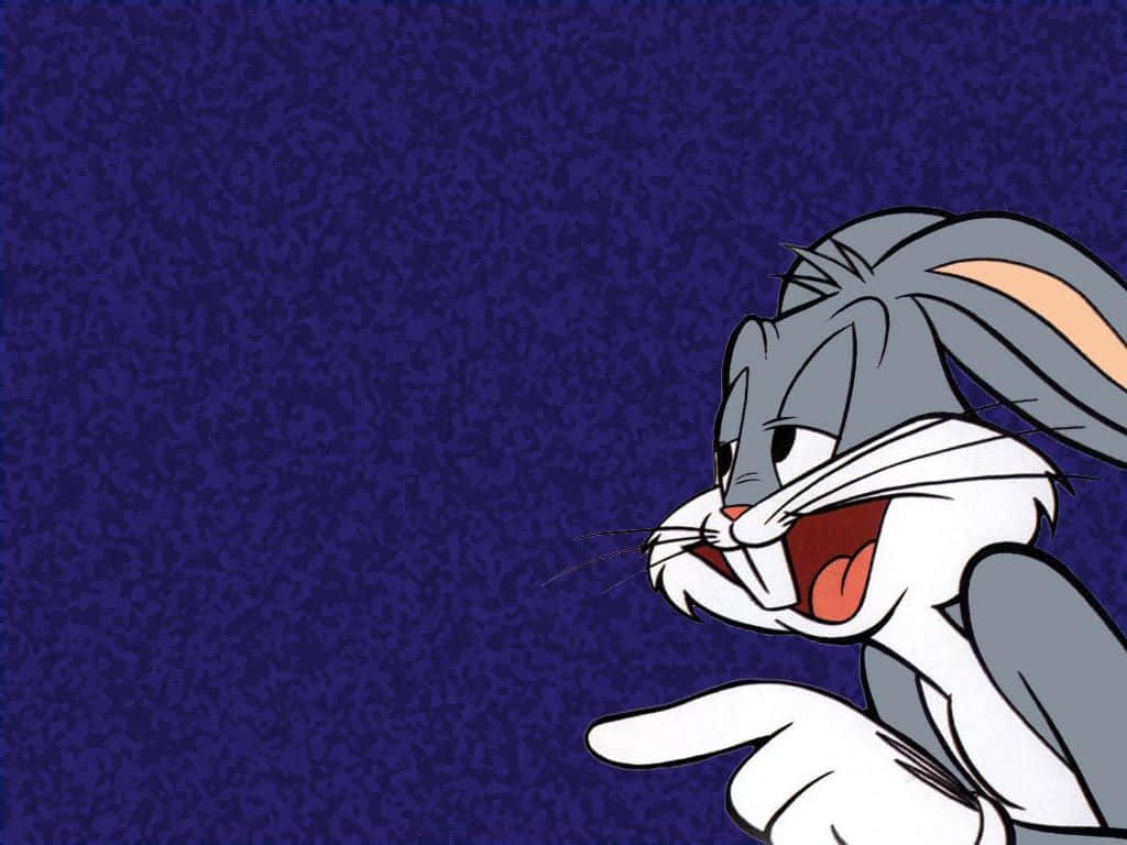 Fantasticaimmagine Di Bugs Bunny Che Indica Con La Mano Sfondo