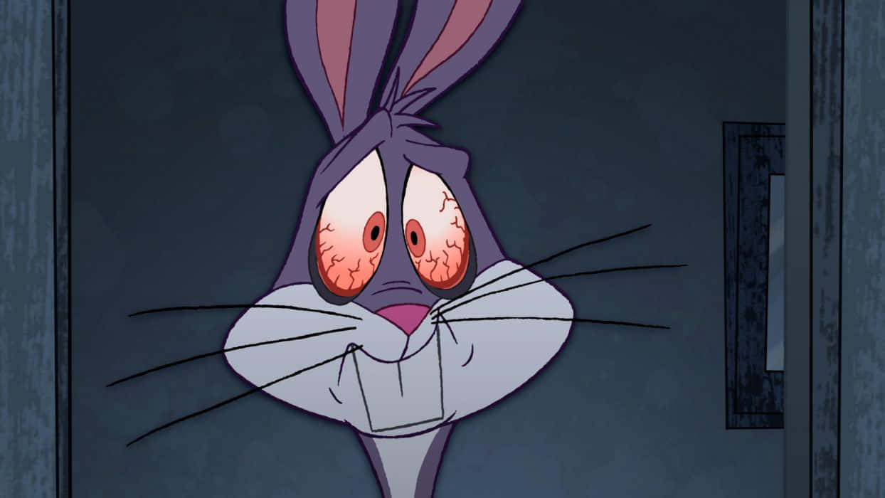 Scared And Terrified Cool Bugs Bunny Wallpaper
