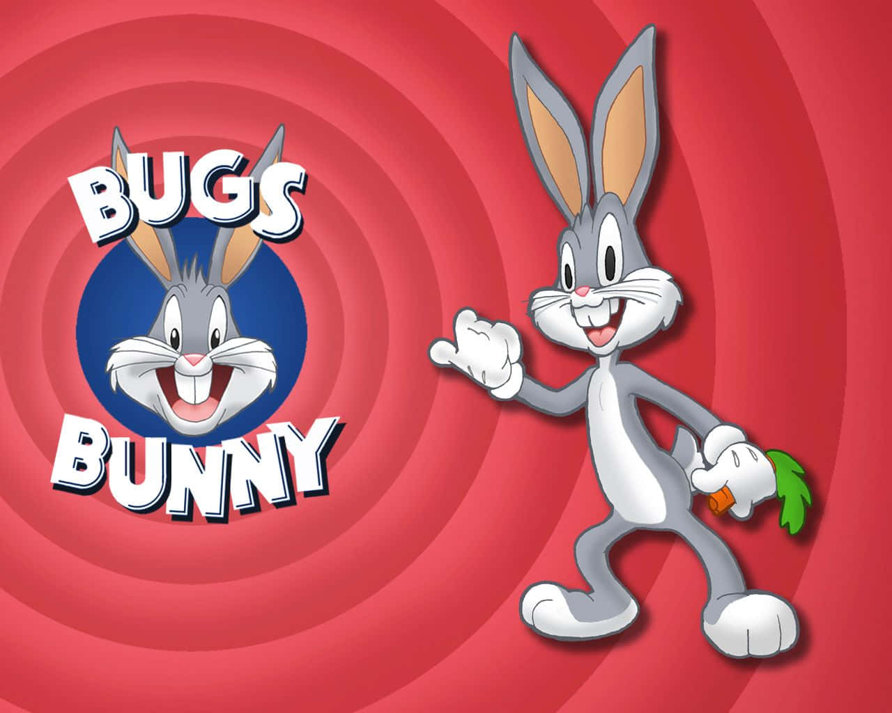 Ilfantastico Bugs Bunny È Pronto Per Affrontare Il Mondo. Sfondo