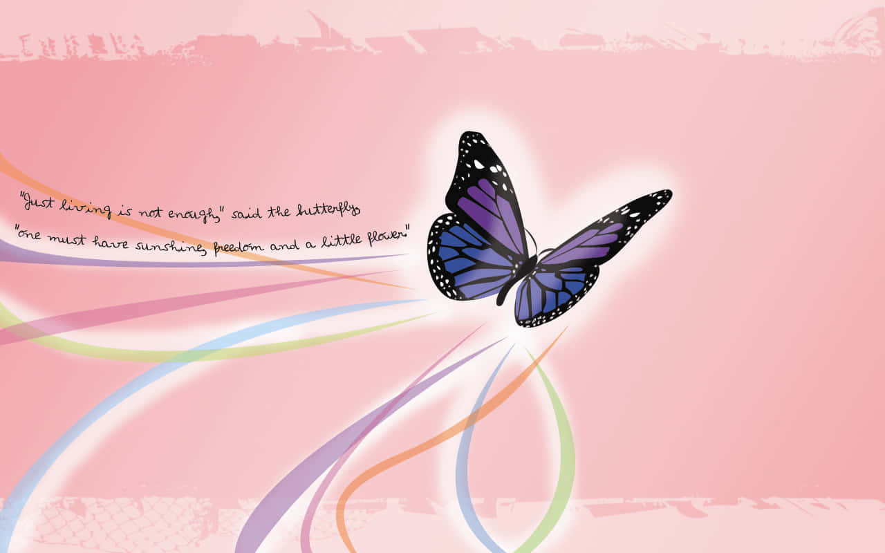 Unprimer Plano De Una Mariposa Brillante Y Colorida. Fondo de pantalla