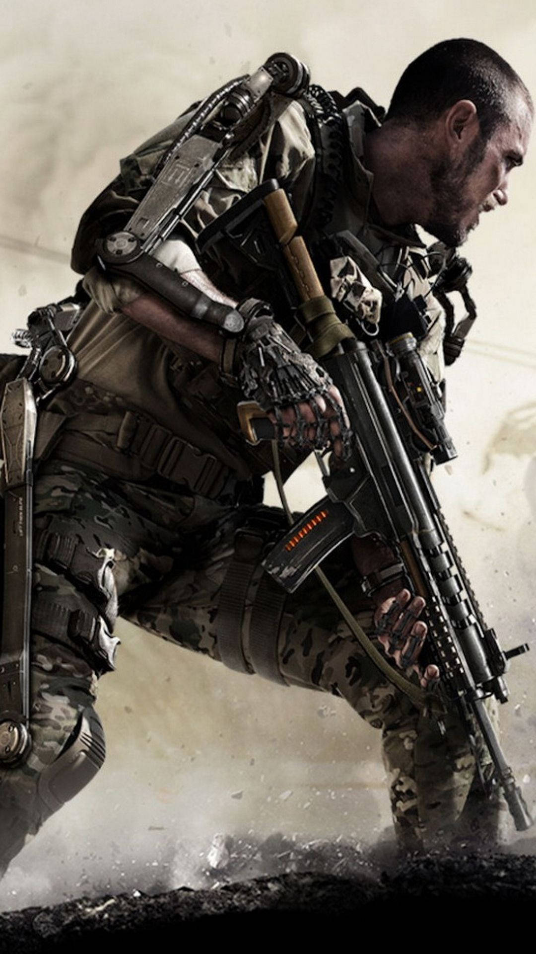 Cool Call Of Duty Modern Warfare iPhone Jack Mitchell Robotic Arm Wallpaper