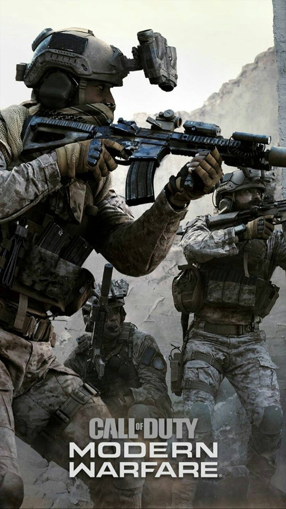 Intense War-Torn Barracks in Call of Duty Modern Warfare Game for iPhone Wallpaper
