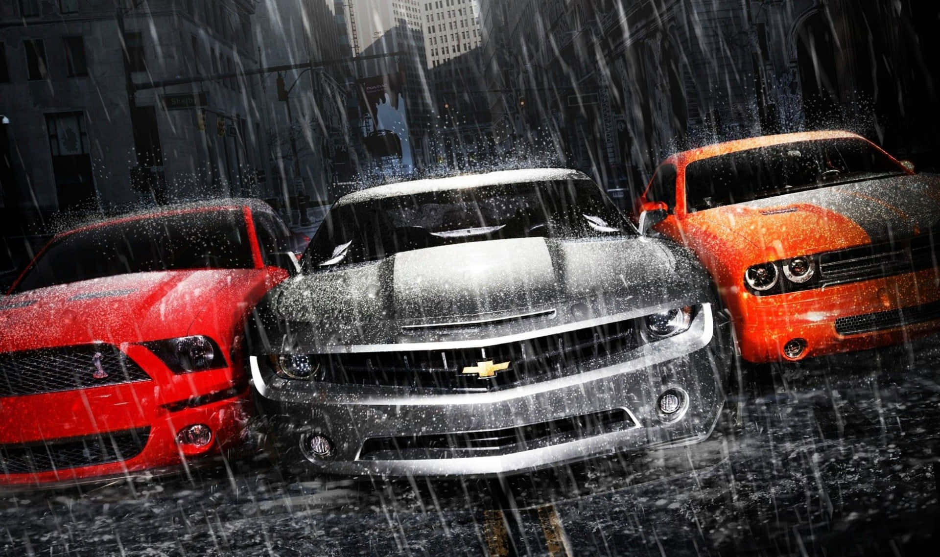 Snyggcamaro Chevrolet Action-design. Wallpaper