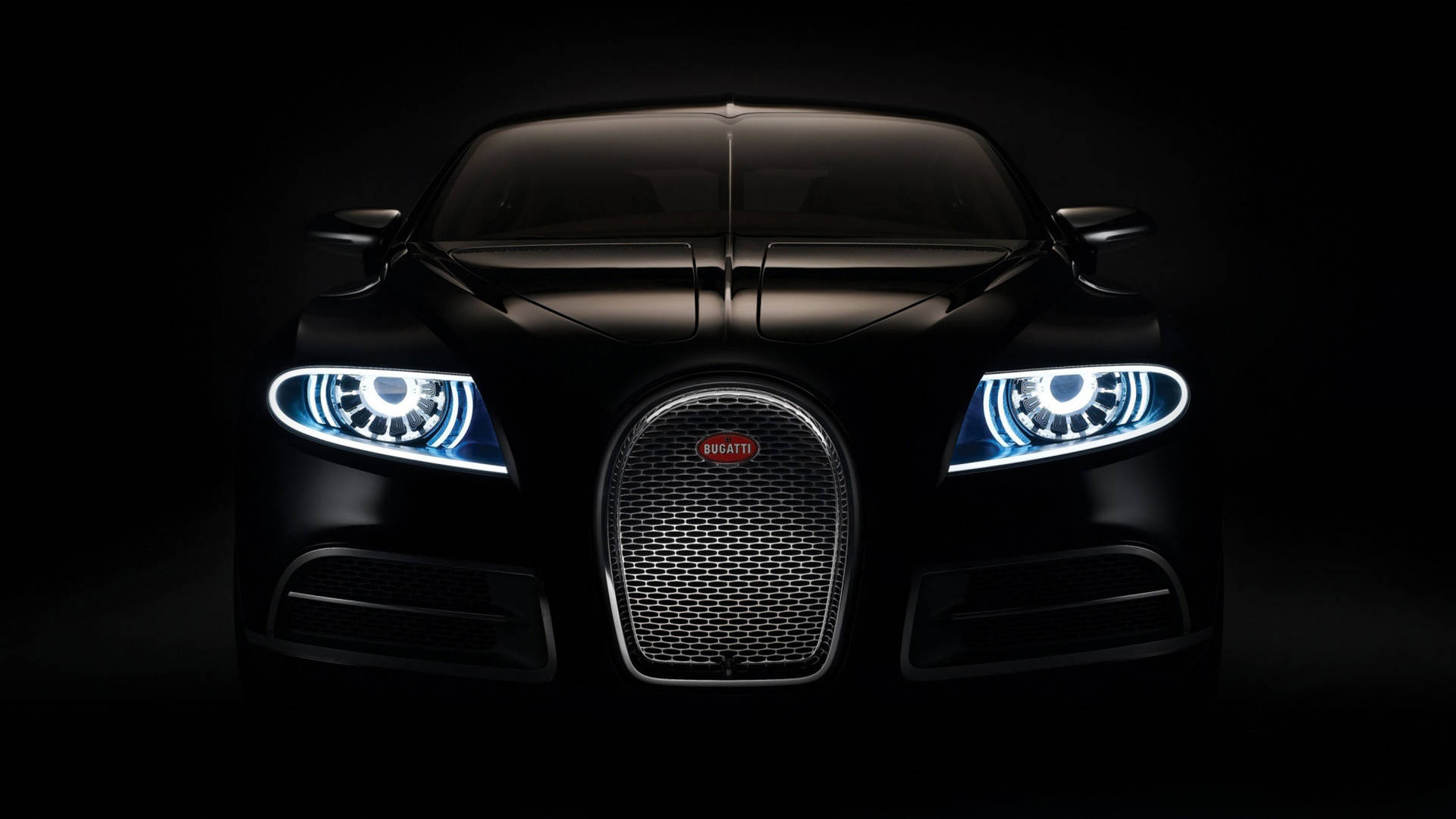 Cool Car Black Bugatti Wallpaper