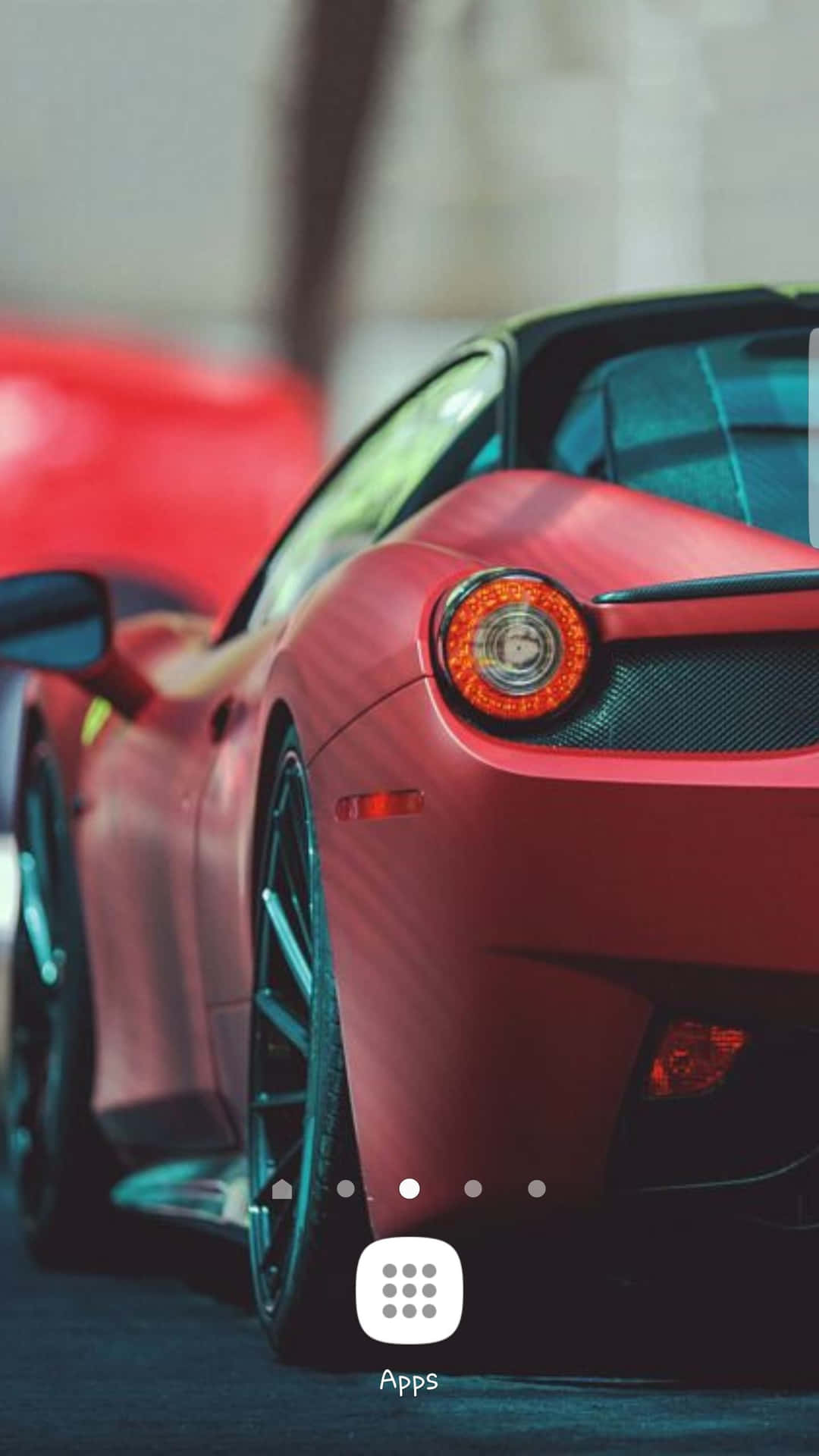 Cool Matte Red Car Picture