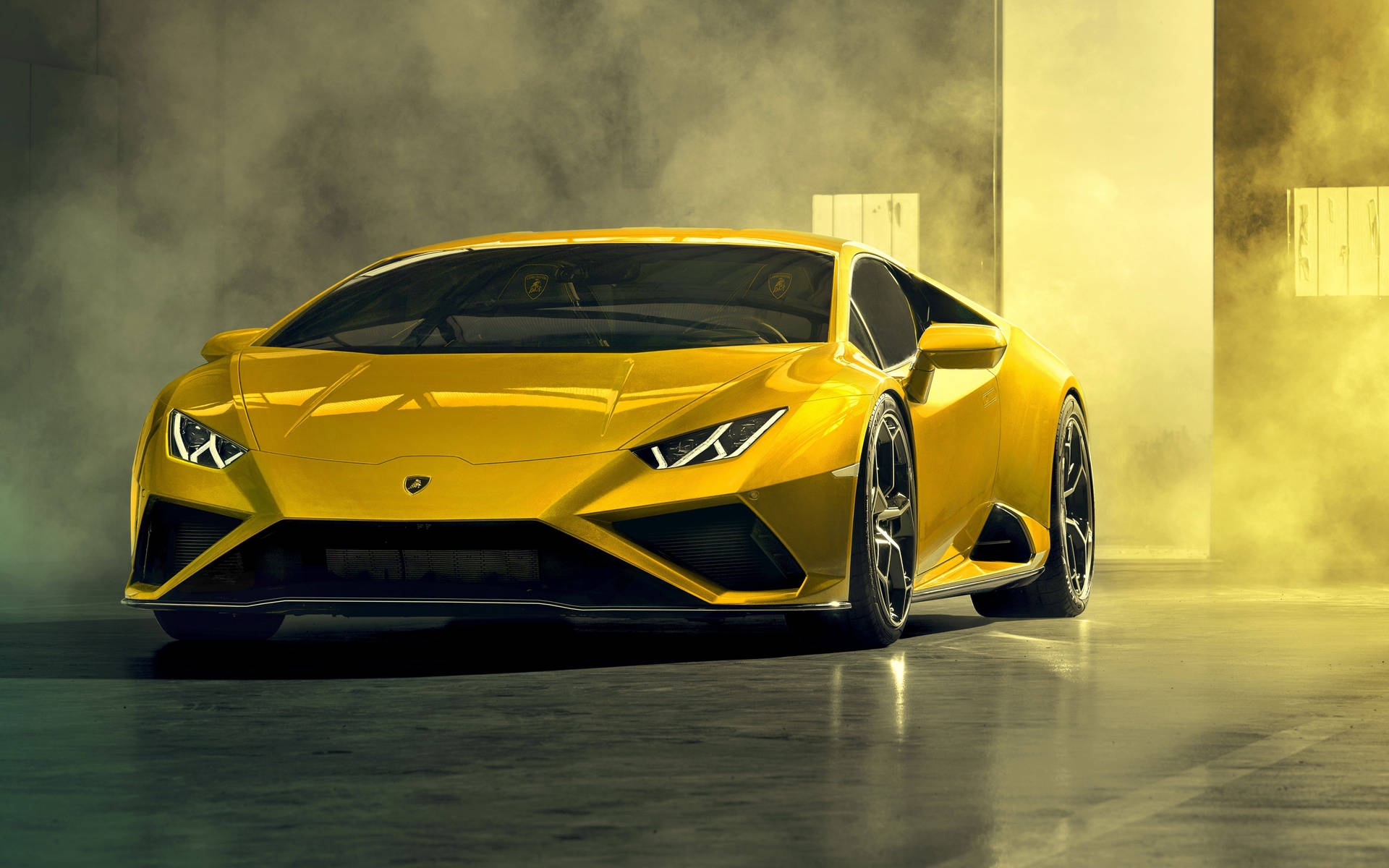 Kølige biler: Bumblebee Lamborghini Halskjole Wallpaper