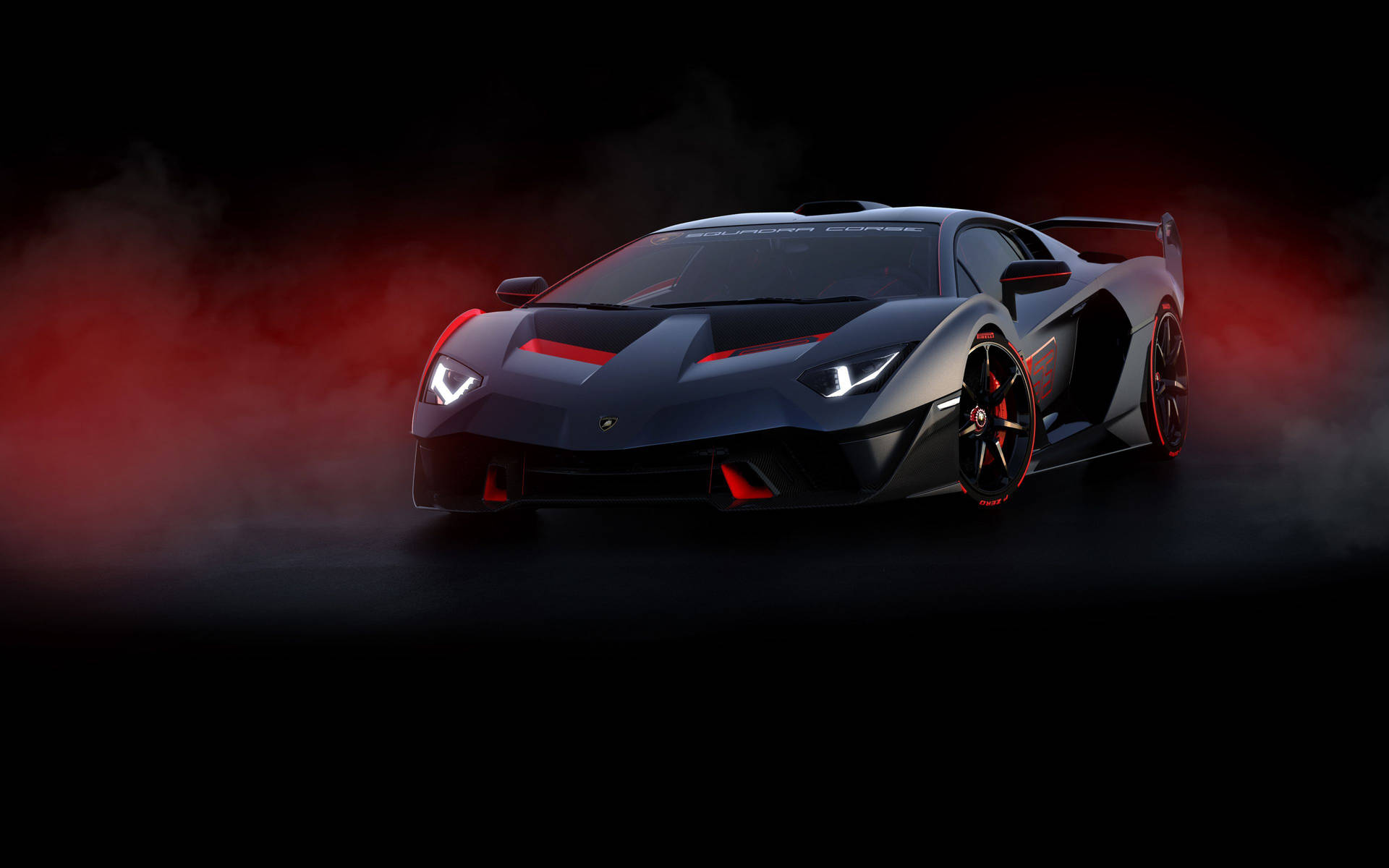 Auto Fantastiche: Lamborghini Dall'oscurità Sfondo