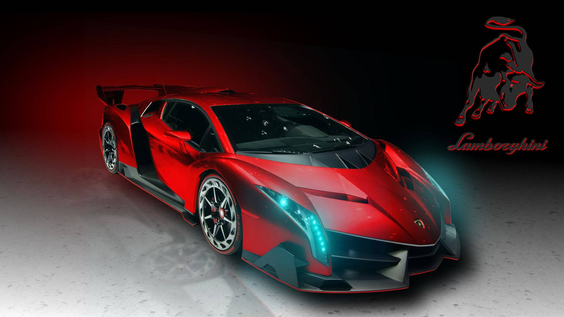Cool Cars: Red Lamborghini Wallpaper