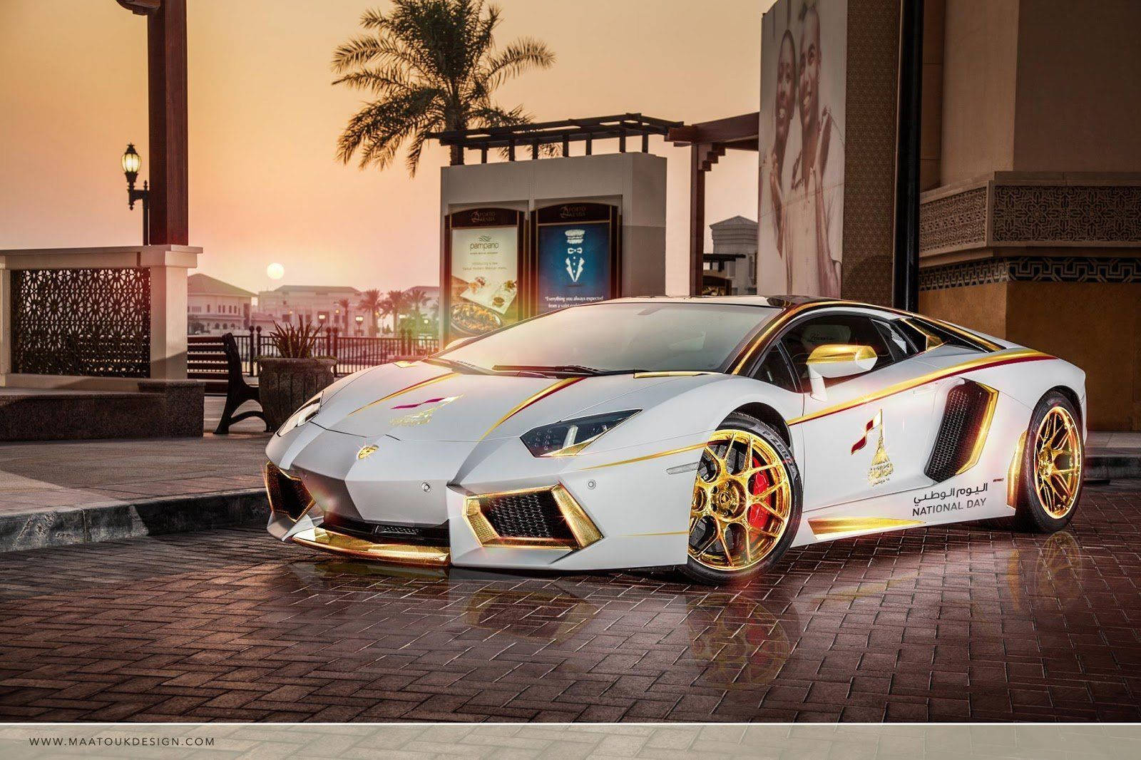 Cool Cars: White Modern Lamborghini Wallpaper