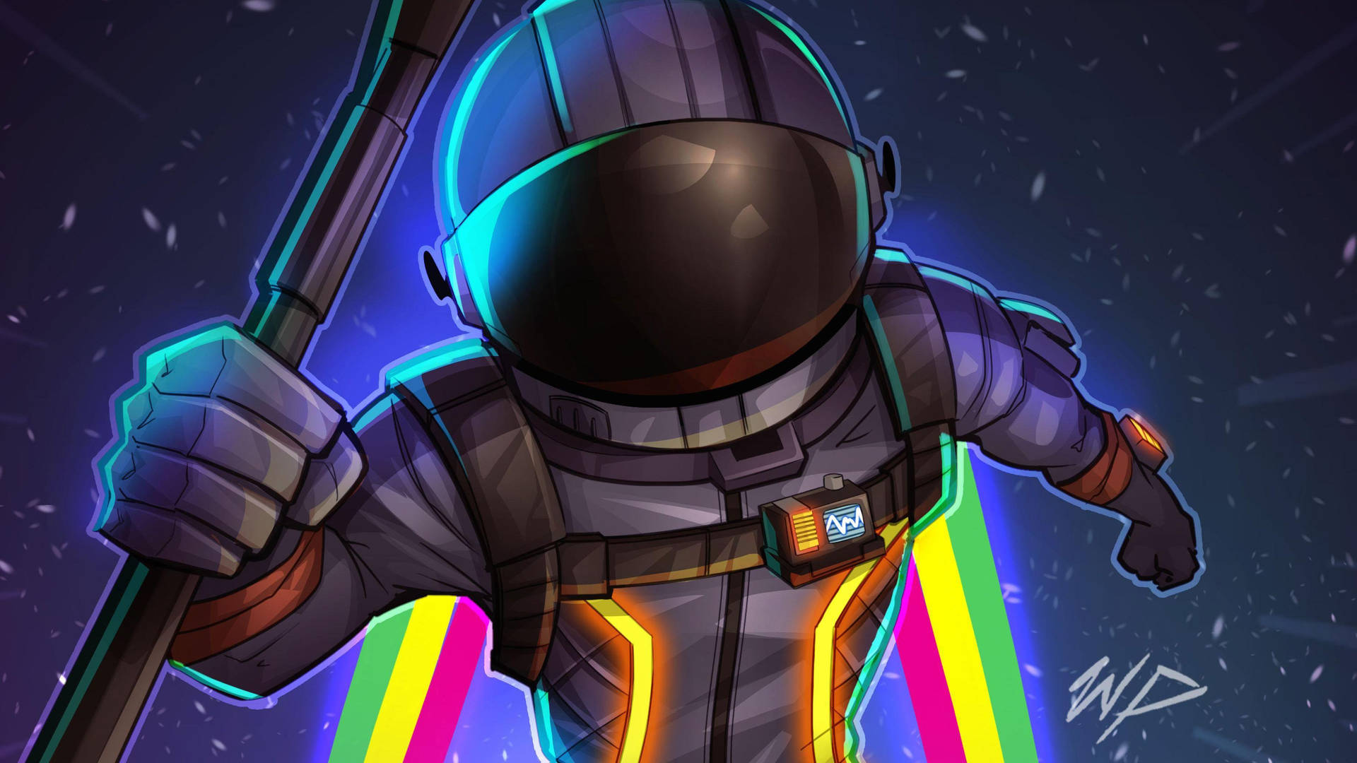 Cool Character Dark Voyager From Fortnite Picture