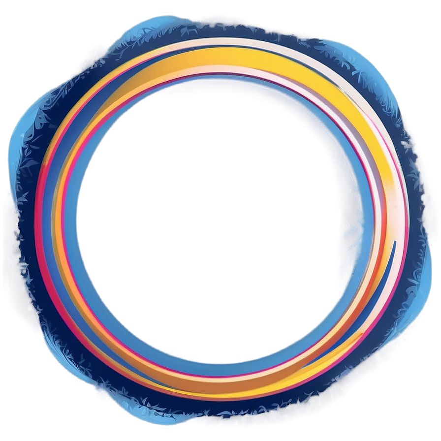 Cool Circle Outline Png Itk11 PNG