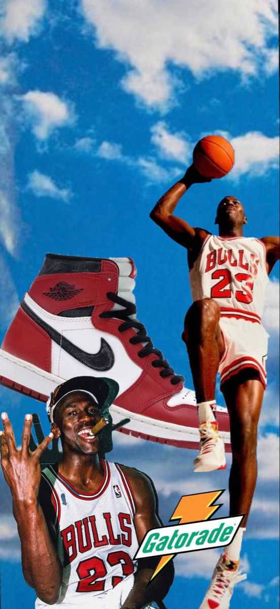 Cool Collage Of Michael Jordan Wallpaper