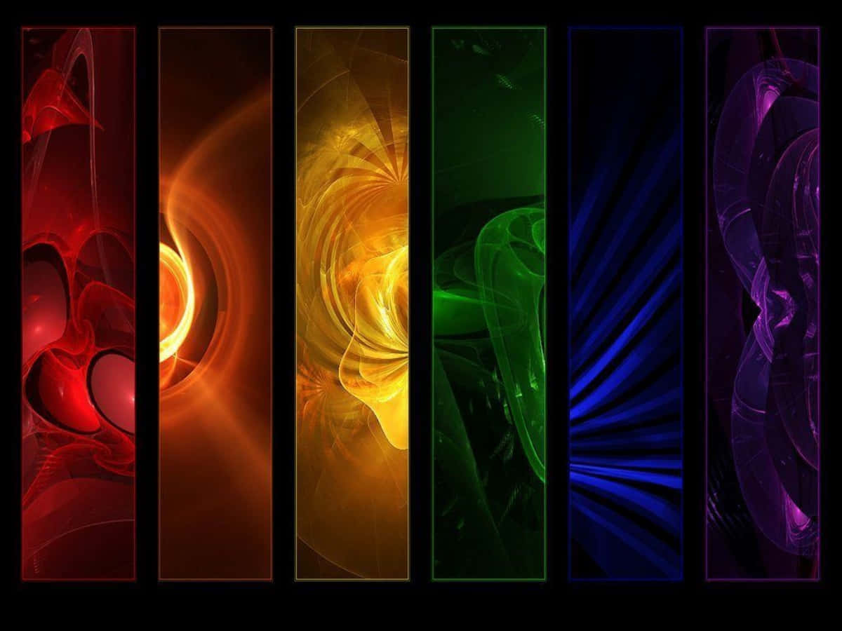 A Series Of Colorful Abstract Backgrounds Wallpaper