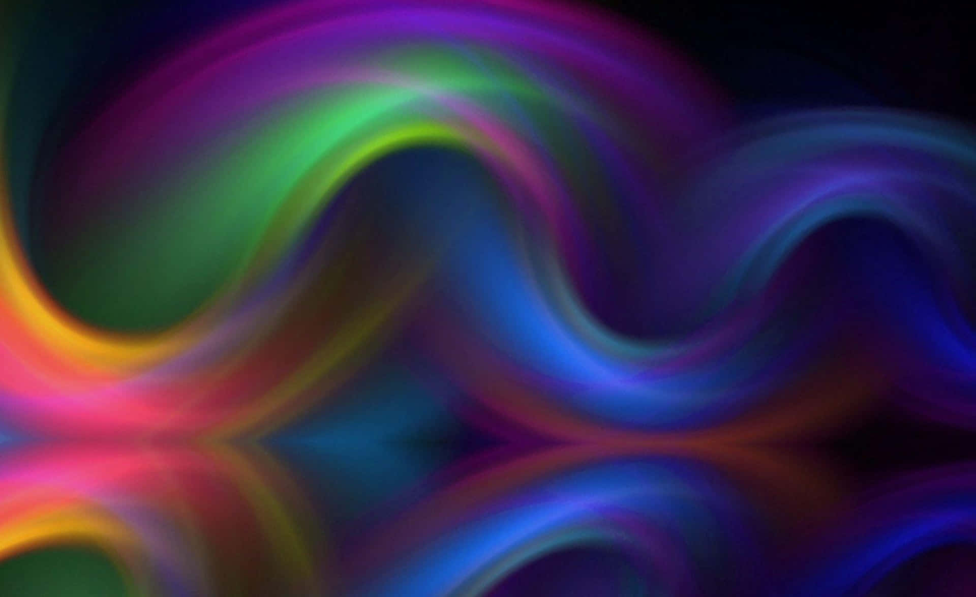 Artedigital De Humo Ondulado Abstracto En Colores Geniales. Fondo de pantalla
