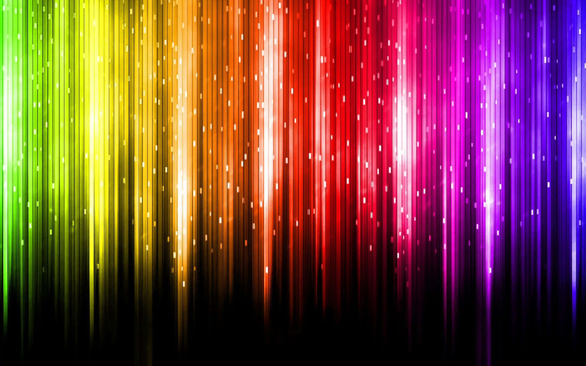 Digital Art Rainbow Cool Colored Abstract Wallpaper