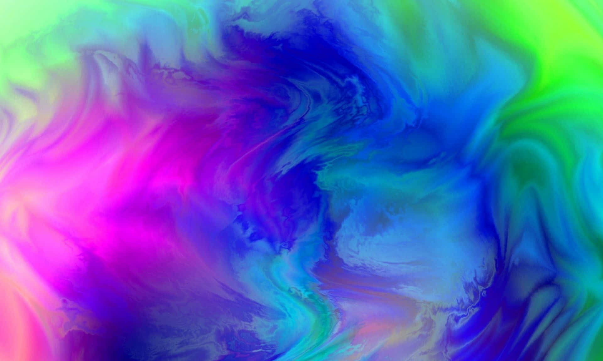 Digitalkunst af kølige farvede maling Splash Abstract Wallpaper