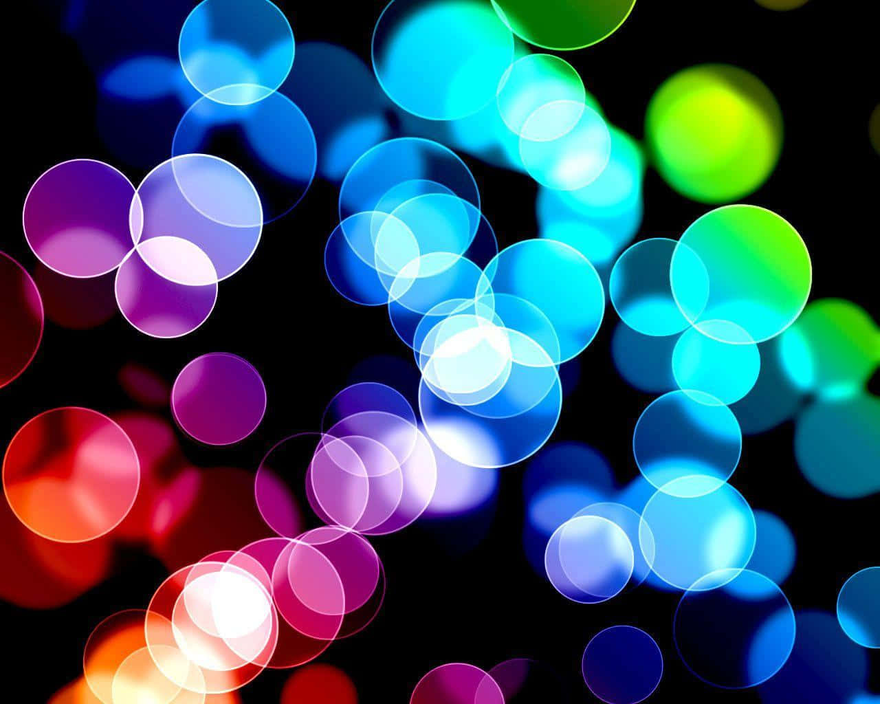 Digital Art Of Cool Colored Blurred Light Abstract Wallpaper