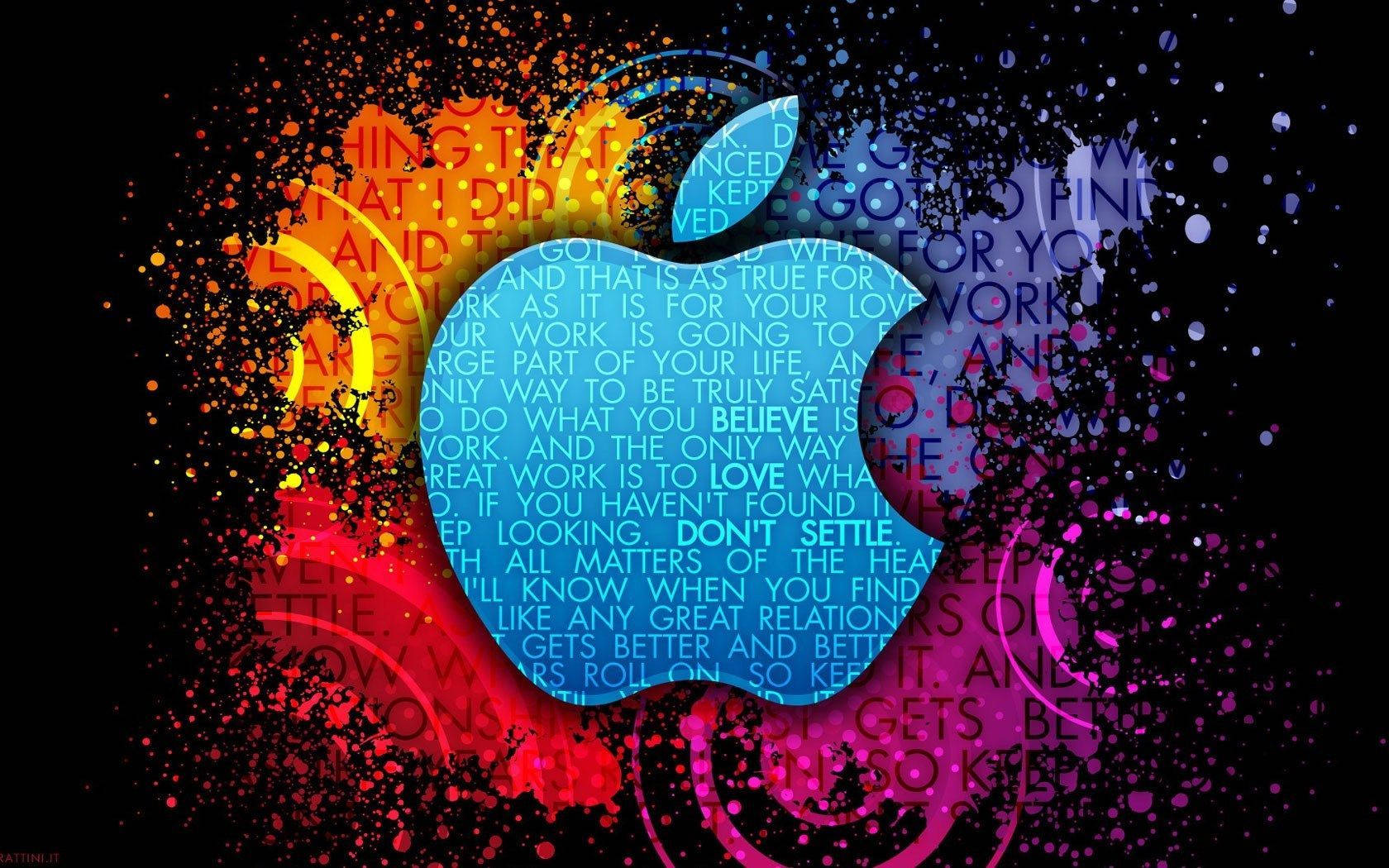 Cool Colorful Apple Logo Picture