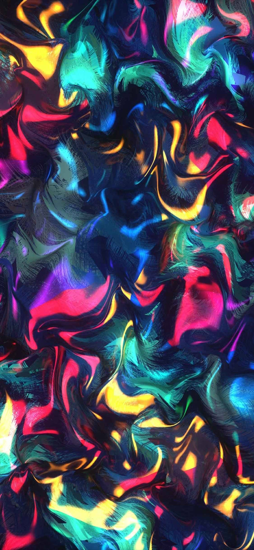 "An Exciting Vision of Colorful Coolness" Wallpaper