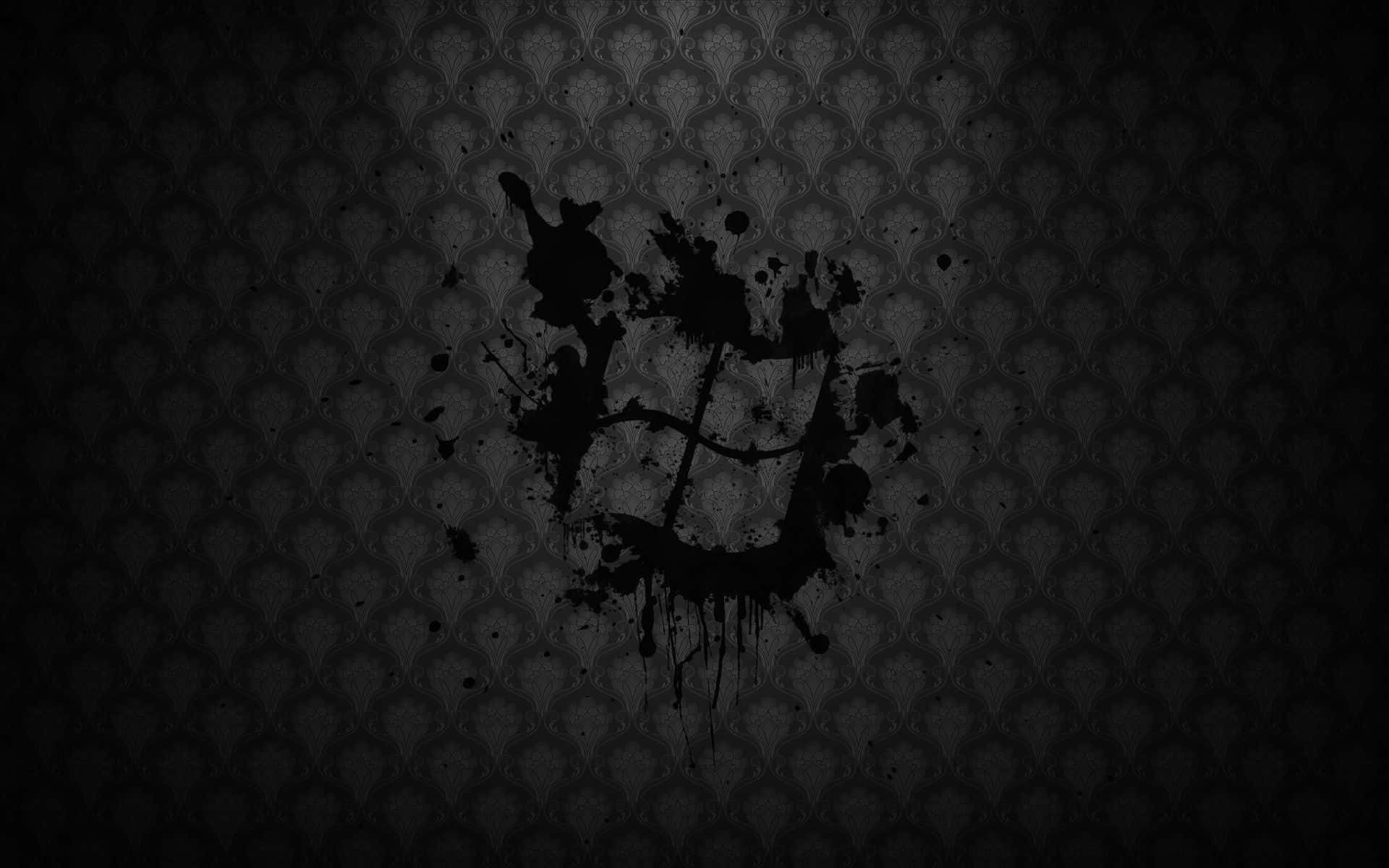 Et windows logo på en sort baggrund Wallpaper