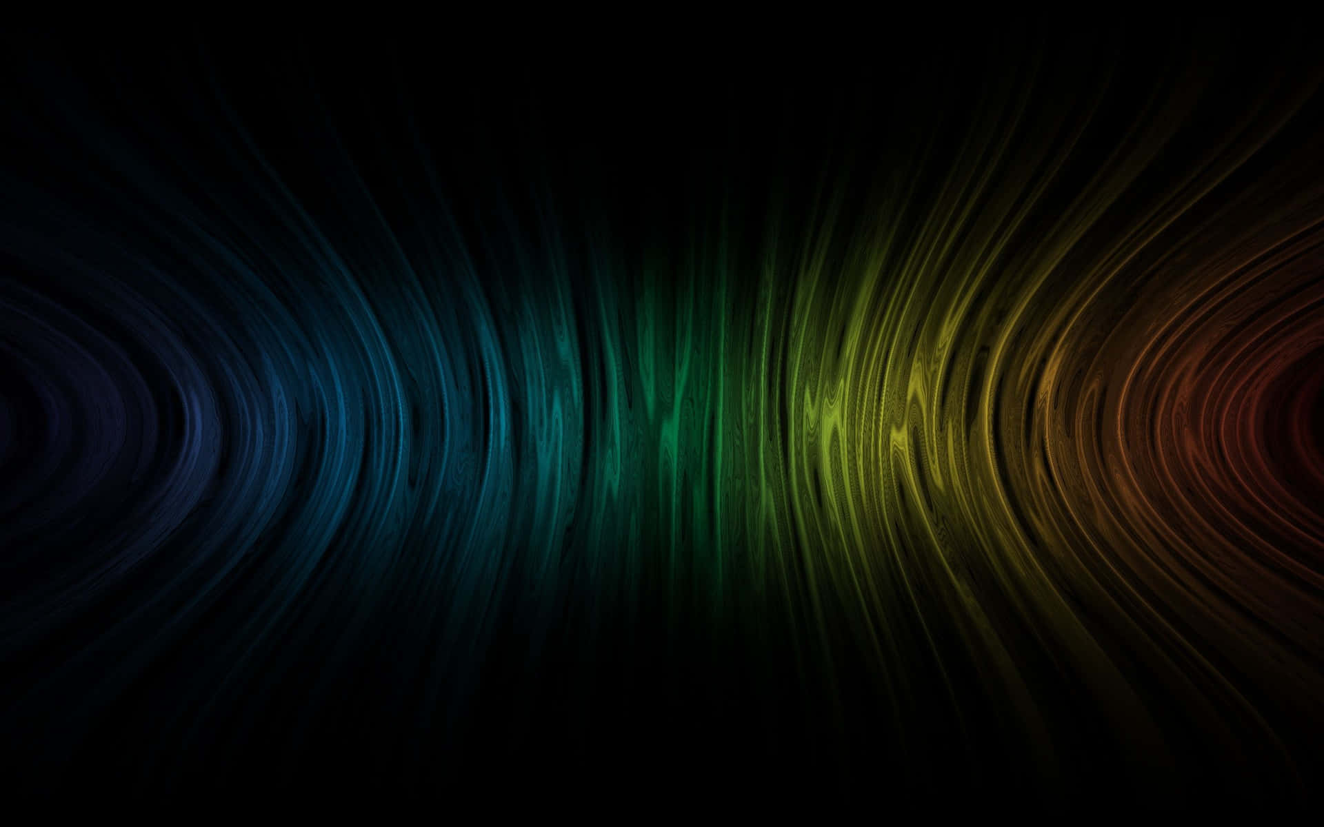 En farverig bølge baggrund med en sort baggrund Wallpaper